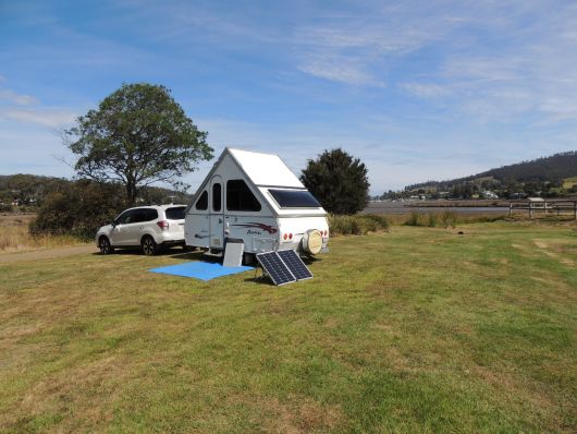 Camping in Cygnet nach dem Festival